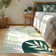 Kaldi Vibrant Spring Floral Print Machine Washable Area Rug with Non-Slip Backing for Living Room, Dining Room, Bedroom