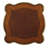 Honey Oak End Table With Bottom Shelf-1152650533