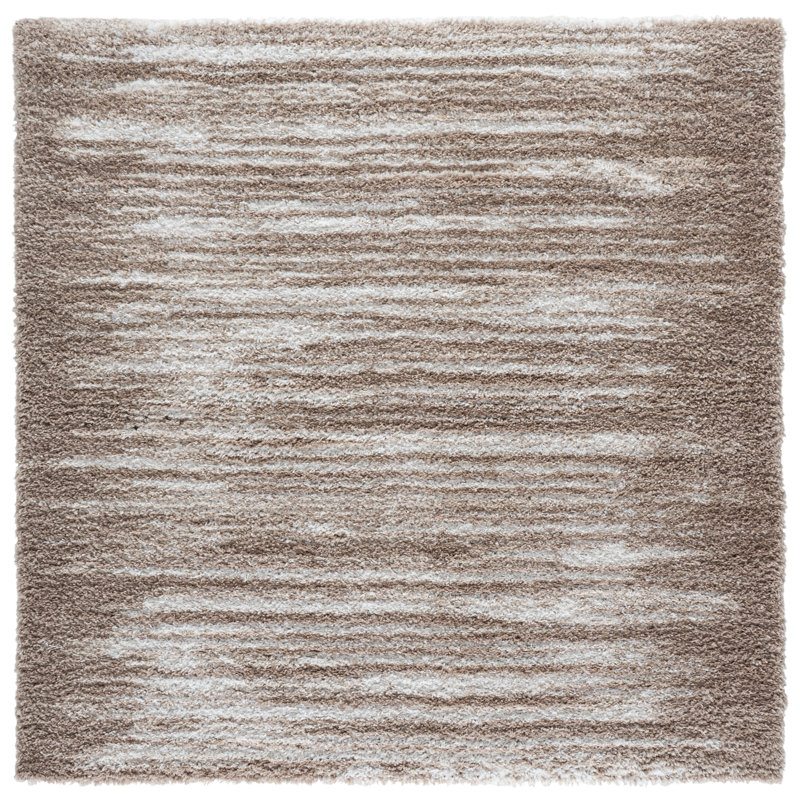 Atlantis Shag 104 Performance Abstract Rug, 6'-7" X 6'-7" Square