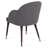 Alice Arm Chair Gray Boucle Fabric-90864701