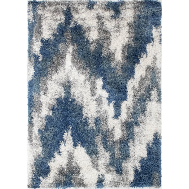 Asay Performance Abstract Indoor Rug, Rectangle 2'11" x 4'11"