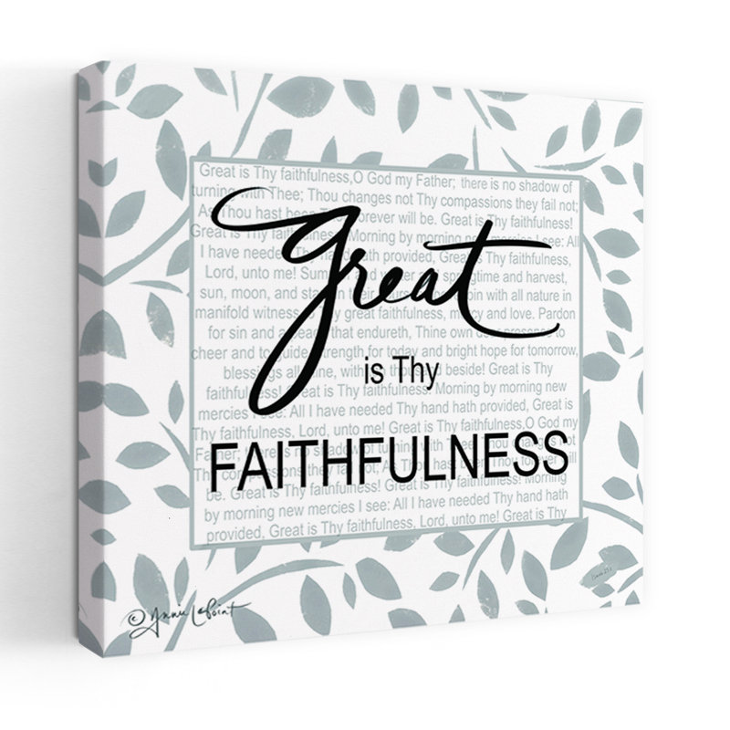 «Great Is Thy Faithfulness», art contemporain abstrait, H 36 po x l 36 po