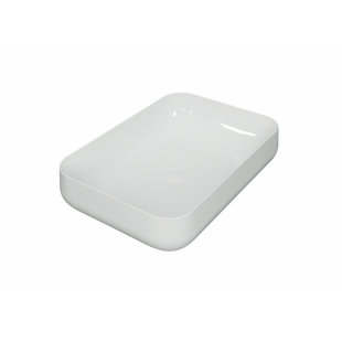 Saniterra 440mm L x 440mm W Ceramic Square Sink