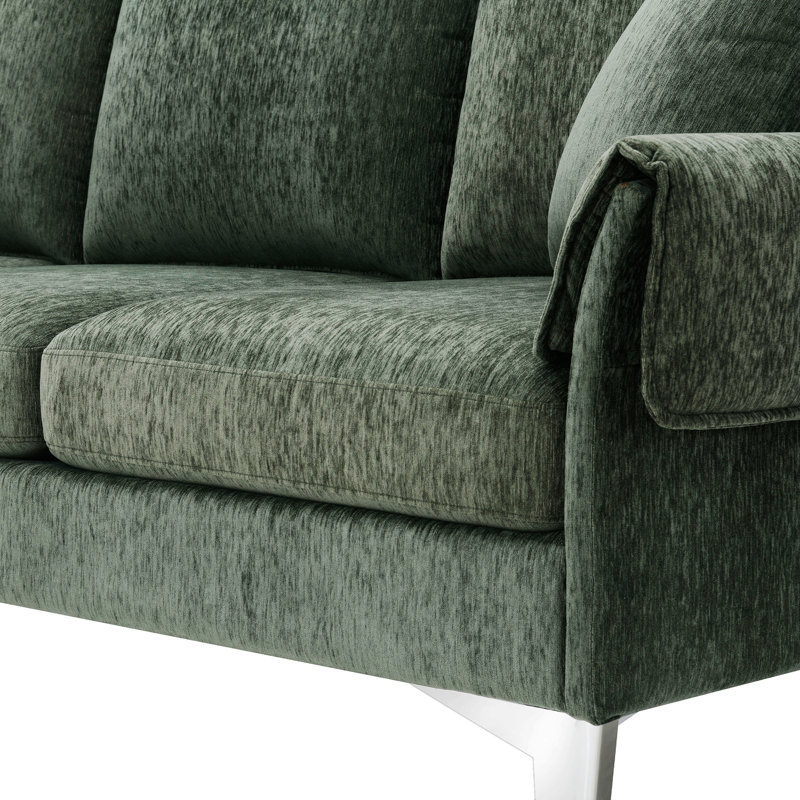 Caldicott 84" Wide Reversible Sofa & Chaise Convertible Sectional Sofa L-Shaped Sofa Couch with Reversible Chaise Lounge