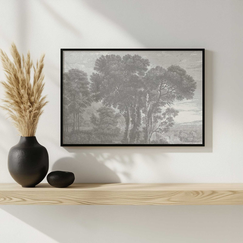 «Beaux Arbres Beautiful Trees» par Hmcraig, reproduction d'art, H 24 po x l 32 po, Tanné