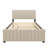 Velvet Upholstered Platform Bed with Trundle-106492948-112511389