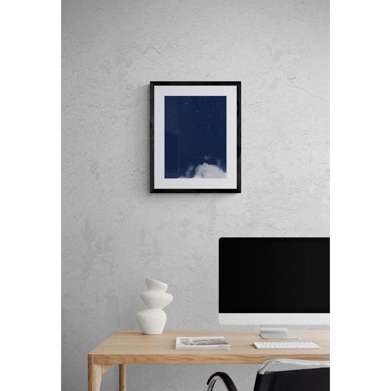 «Cloud Series: 4» par Trish Sierer - peinture encadrée, H 21,25 po x l 17,25 po