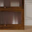 Large bibliothèque avec portes en verre -555450679