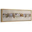 "Animals Row Of Birds On Perch", reproduction d'art sur toile-111664933-96074519