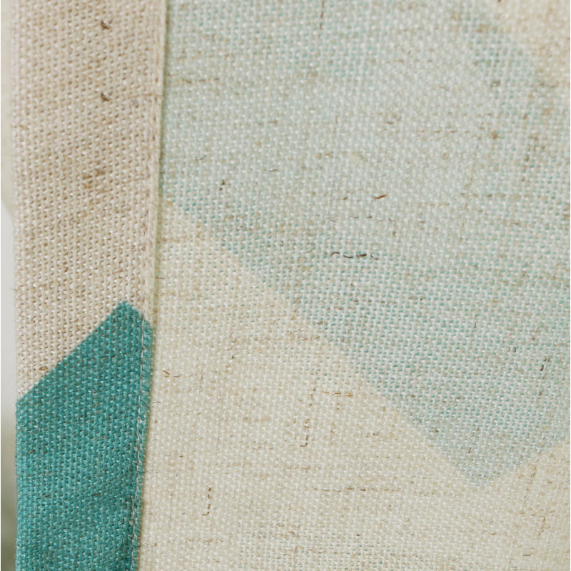 Paire de rideaux semi-transparents avec œillets Atouch, bleu