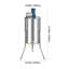 Extracteur électrique de miel, filière de miel à 3 cadres avec couvercle transparent, tambour de nid d'abeille en acier inoxydable de 140 W, hauteur réglable, équipement d'extraction de nid d'abeilles pour l'apiculture