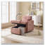 Chaise longue en chenille avec rangement-1153513377
