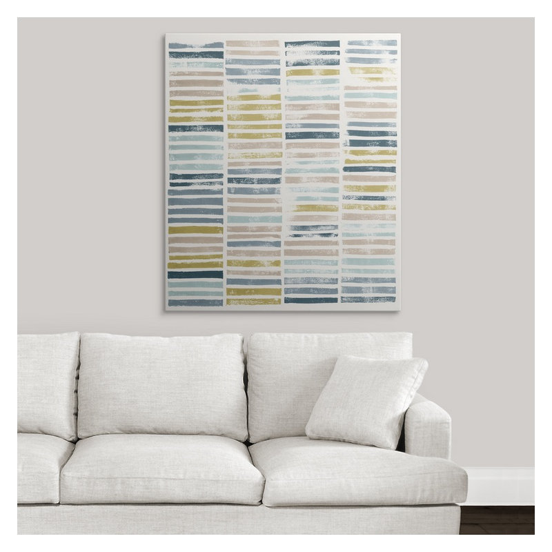 «Brodie-Gael Nature Rows I 'Grace Popp», impression, H 30 po x l 25 po x P 1,5 po, Toile