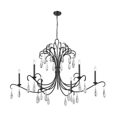 6 - Light Dimmable Empire Chandelier