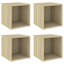 Dellahoy 4 Piece Square Cube Shelf-318794499