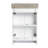 23" Freestanding Single Bathroom Vanity with Ceramic Top，Floor Standing Vanity with 2 Soft Close Doors and 1 Adjustable Shelf-384148743