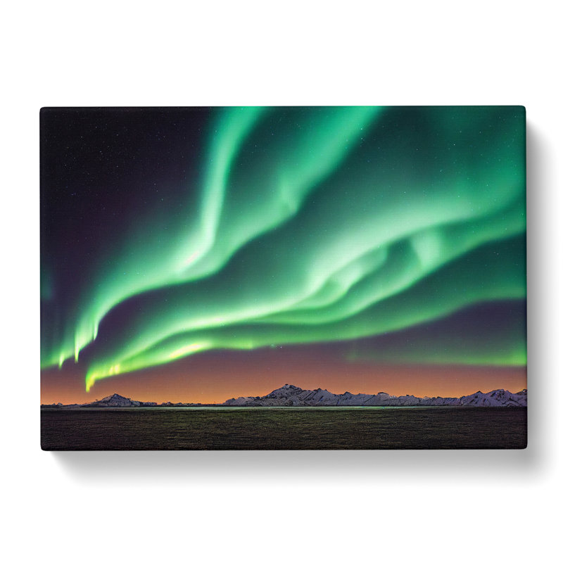 Miraculous Aurora Borealis - Wrapped Canvas, 50cm H x 76cm W x 3cm D