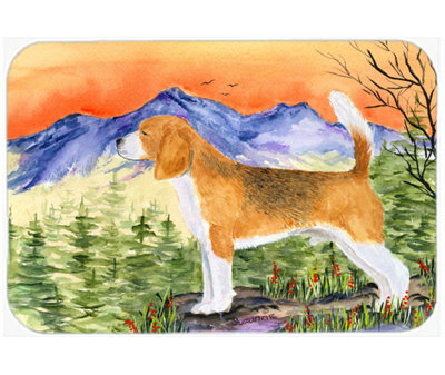 East Urban Home Beagle Glass Cutting Board