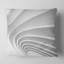 Coussin décoratif ondulations 3d en couches et renflements fractal-30057632-30057635