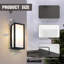 Outdoor Wall Lights Mains Powered, Outside Wall Lights, IP54 Waterproof
