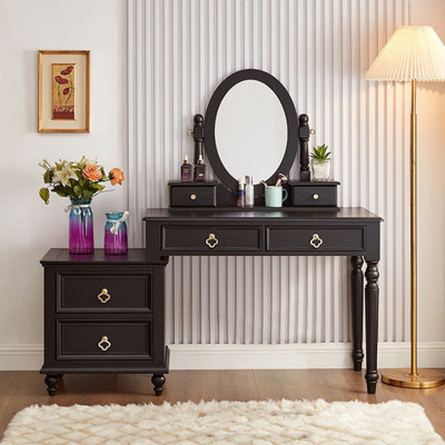 Miroir de maquillage 4 tiroirs