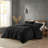 Full/Queen Ruched Fur Down Alternative Comforter Set-119922127-119922128