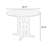 Black Round Solid Wood Dining table-1309488567