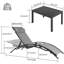 Roeut 175cm Long Reclining Single Chaise with Cushions