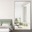 Aluminium Rectangle Mirror with Hooks-117531123-117531124