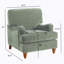 Fauteuil en tissu sauge-942939560