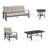 Chamber 5 Piece Sunbrella Sofa Seating Group with Sunbrella® Cushions