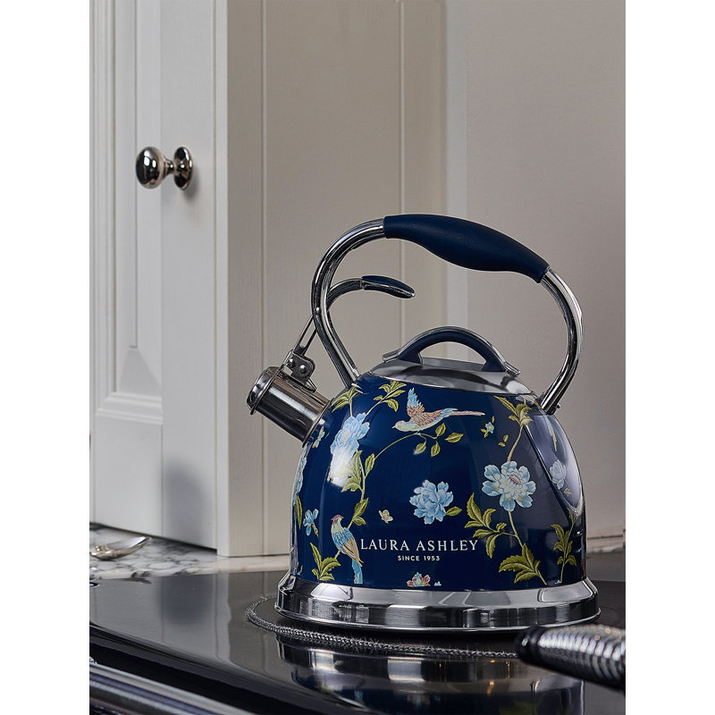 VQ Laura Ashley, Stove Top Kettle, Navy