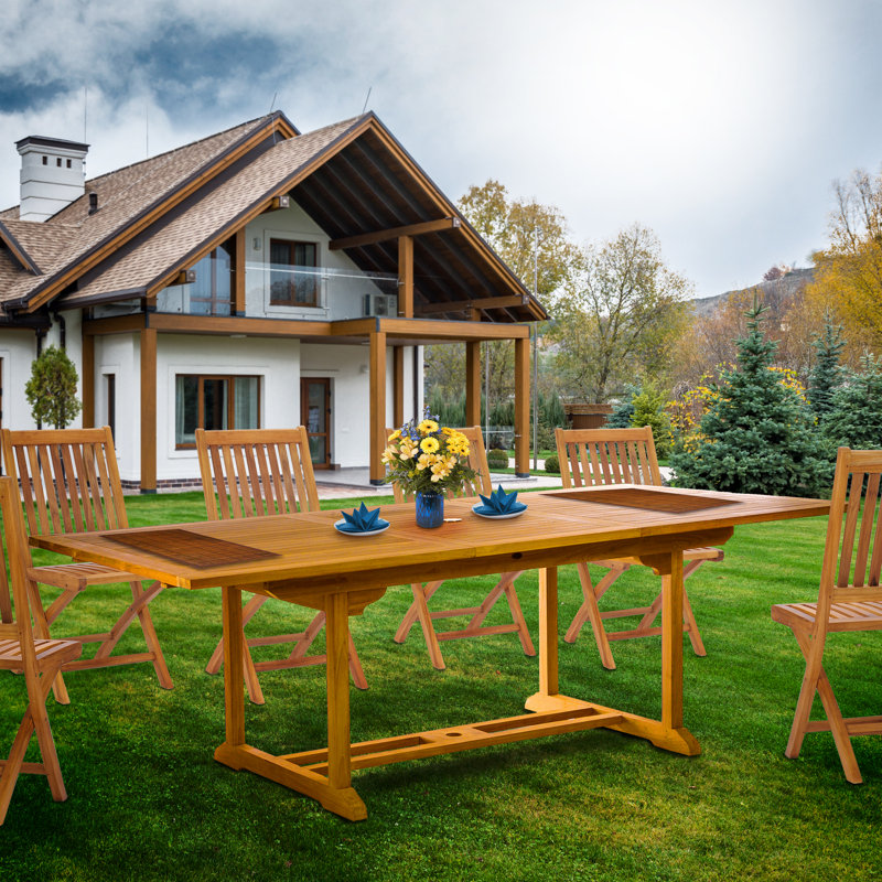 Celise Outdoor Teak Dining Table