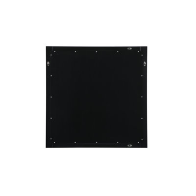 Rosenow Wood Flat Wall Mirror