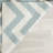 Naomi Hand Woven Flat Weave Wool/Viscose/Cotton Chevron Rug in Blue-16769869