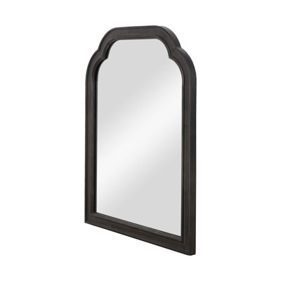 Ancalin Solid Wood Arched Wall Mirror