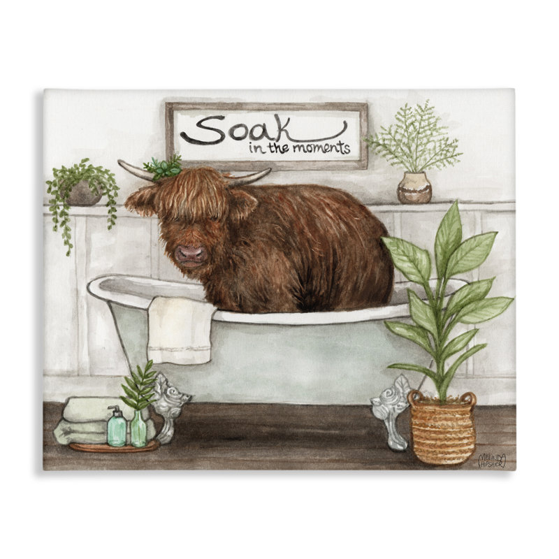 Toile Soak In Moments, design par Melinda Hipsher, H 16 po x l 20 po