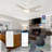 Alcie 5 - Blade LED Smart Standard Ceiling Fan with Remote Control and Light Kit Included-1553352101