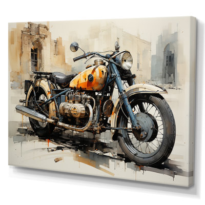 Souvenir de motocyclette rétro