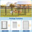 101.6cm H Panel Metal Yard Kennel