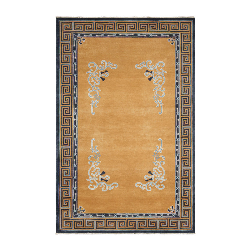 Hand Knotted Wool Area Rug