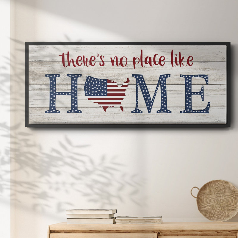 No Place Like Home- Framed Canvas