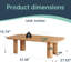 Table basse à 4 pieds Sturdy-1143432283