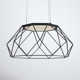 Roibin Single Light Metal Dimmable LED Geometric Chandelier