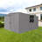 New Outdoor Storage Shed Has Two Functions:Metal Shed And Firewood Shed 14 Ft X 12 Ft, More Suitable For Winter-118182008