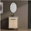 Base de meuble-lavabo de 24 po avec lavabo et armoire de rangement en bois d'ingénierie