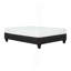 Structure de lit tapissier moderne gris foncé-114228990