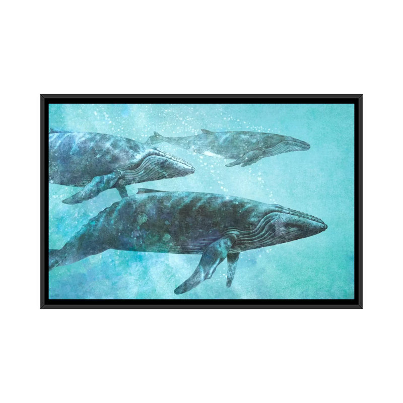 « pod », impression sur toile, H 18 po x l 26 po x P 1,5 po, Toile avec cadre noir, Pas de tapis