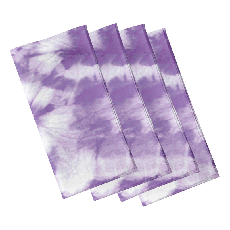 Ensemble de serviettes 4 pièces Caire, L 18 po x L 18 po, Mauve