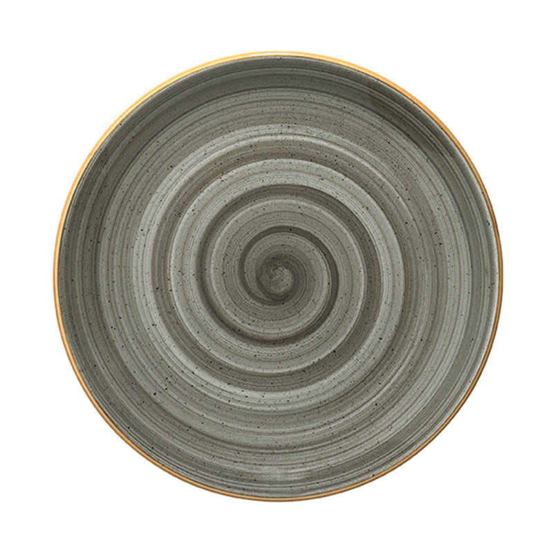 Assiette à salade Natura, 8,25 po, gris